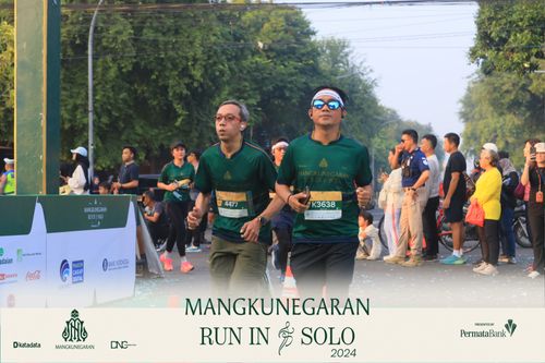 Race photo from Mangkunegaran Run 2024