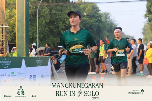 Race photo from Mangkunegaran Run 2024
