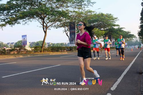 Race photo from BAF LIONS RUN 2024