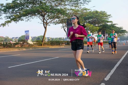 Race photo from BAF LIONS RUN 2024