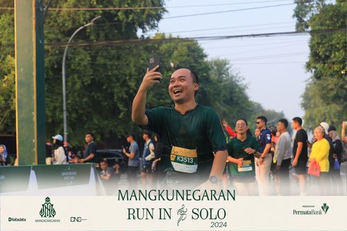 Race photo from Mangkunegaran Run 2024