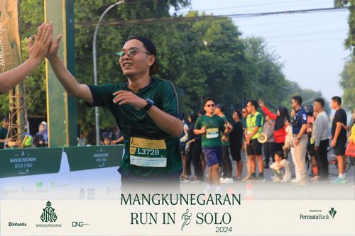 Race photo from Mangkunegaran Run 2024