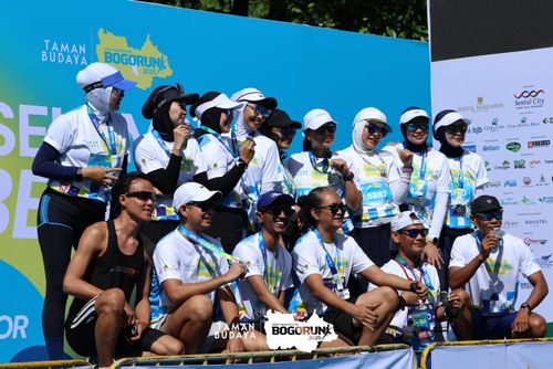 Race photo from Taman Budaya x BOGORUN 2025