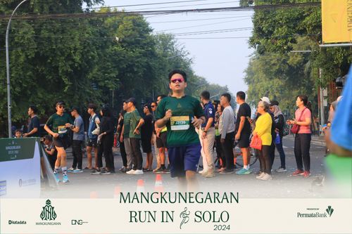 Race photo from Mangkunegaran Run 2024