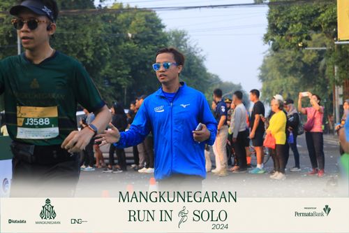 Race photo from Mangkunegaran Run 2024