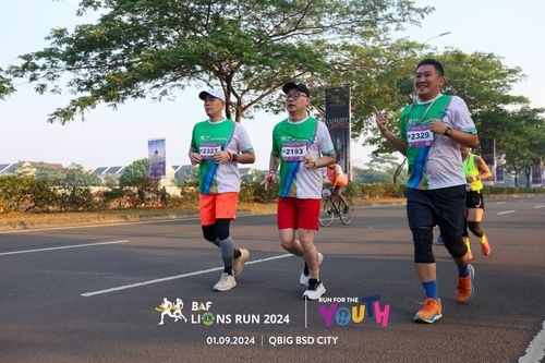 Race photo from BAF LIONS RUN 2024