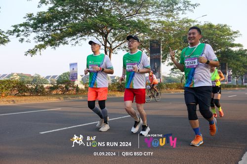 Race photo from BAF LIONS RUN 2024