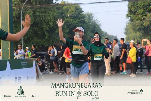 Race photo from Mangkunegaran Run 2024