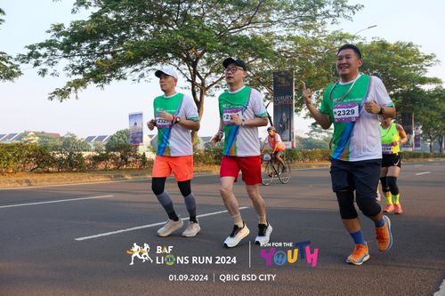 Race photo from BAF LIONS RUN 2024
