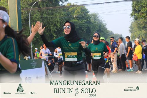 Race photo from Mangkunegaran Run 2024