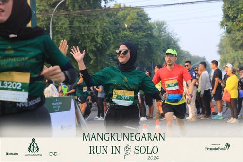 Race photo from Mangkunegaran Run 2024