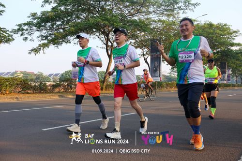 Race photo from BAF LIONS RUN 2024