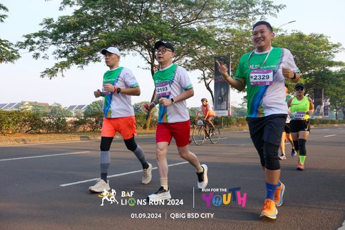 Race photo from BAF LIONS RUN 2024