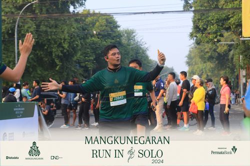 Race photo from Mangkunegaran Run 2024