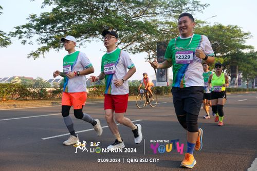 Race photo from BAF LIONS RUN 2024
