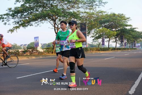 Race photo from BAF LIONS RUN 2024