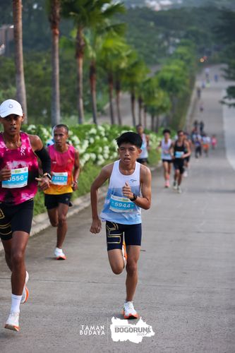 Race photo from Taman Budaya x BOGORUN 2025