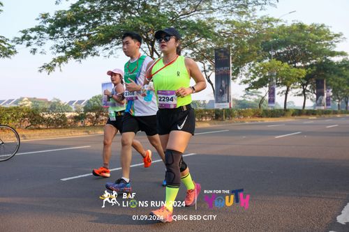 Race photo from BAF LIONS RUN 2024