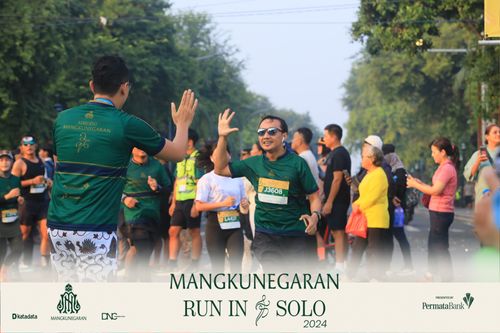 Race photo from Mangkunegaran Run 2024