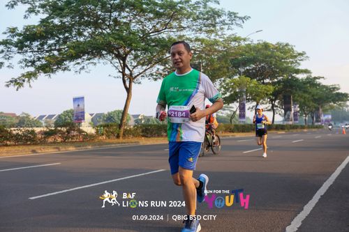 Race photo from BAF LIONS RUN 2024