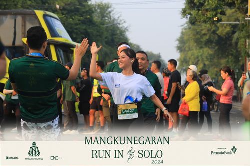 Race photo from Mangkunegaran Run 2024
