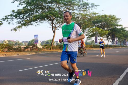 Race photo from BAF LIONS RUN 2024