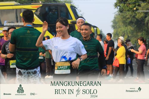 Race photo from Mangkunegaran Run 2024
