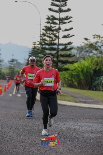 Race photo from CISANGKAN KBP CITY RUN 2025
