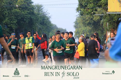 Race photo from Mangkunegaran Run 2024