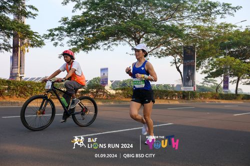 Race photo from BAF LIONS RUN 2024