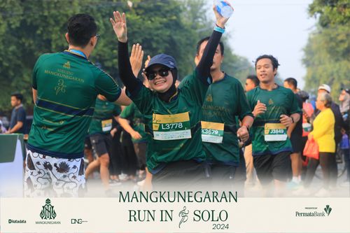 Race photo from Mangkunegaran Run 2024