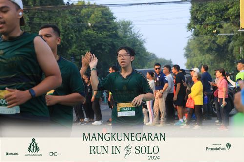 Race photo from Mangkunegaran Run 2024