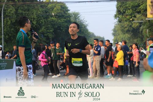 Race photo from Mangkunegaran Run 2024