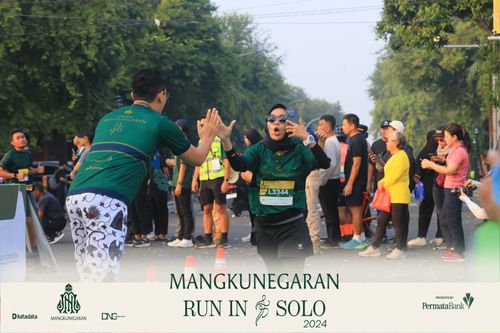 Race photo from Mangkunegaran Run 2024