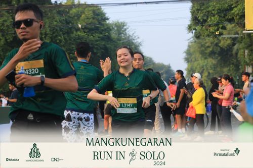 Race photo from Mangkunegaran Run 2024