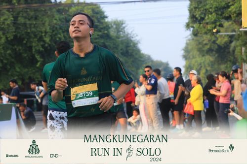 Race photo from Mangkunegaran Run 2024