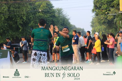 Race photo from Mangkunegaran Run 2024