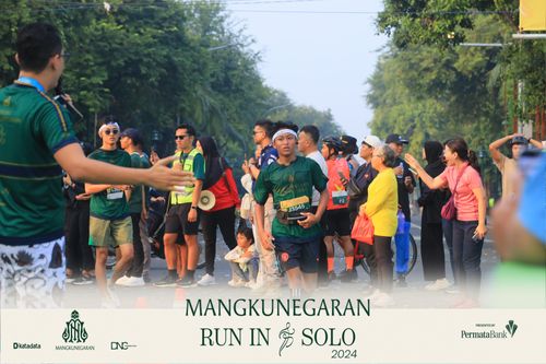 Race photo from Mangkunegaran Run 2024