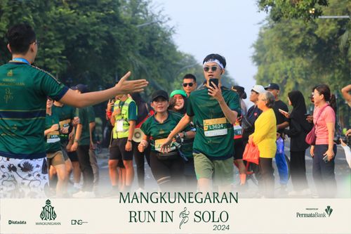 Race photo from Mangkunegaran Run 2024