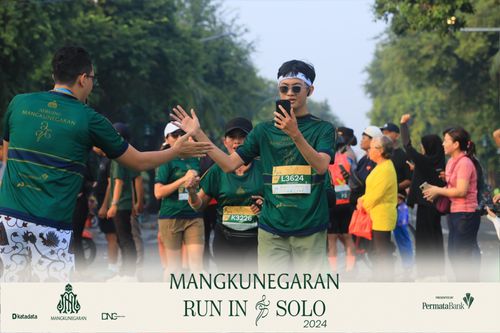 Race photo from Mangkunegaran Run 2024
