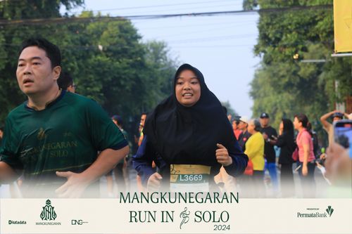 Race photo from Mangkunegaran Run 2024