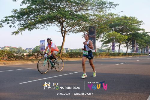 Race photo from BAF LIONS RUN 2024