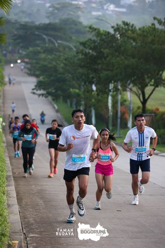 Race photo from Taman Budaya x BOGORUN 2025