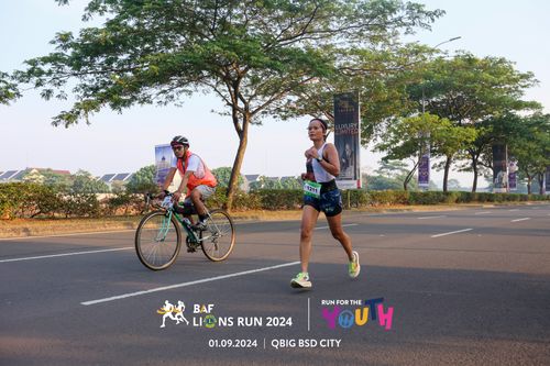 Race photo from BAF LIONS RUN 2024