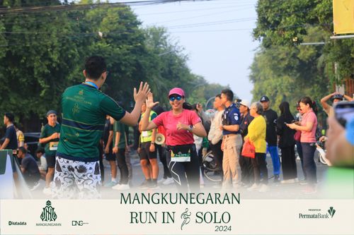 Race photo from Mangkunegaran Run 2024