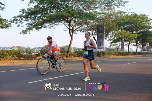 Race photo from BAF LIONS RUN 2024