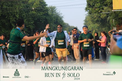 Race photo from Mangkunegaran Run 2024