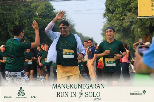 Race photo from Mangkunegaran Run 2024