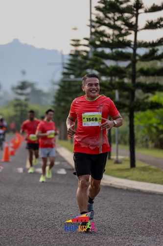 Race photo from CISANGKAN KBP CITY RUN 2025