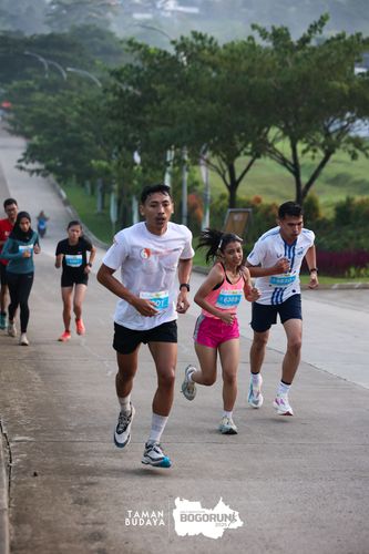 Race photo from Taman Budaya x BOGORUN 2025